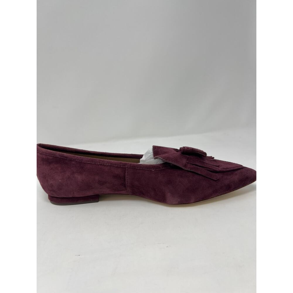 Lauren Ralph Lauren Women's 8.5B Dark Garnet Red Suede Loafers - Picture 3 of 8